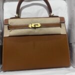Hermes Kelly 25 Gold Epsom On GHW