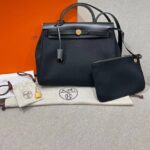 Hermes Herbag 31 Black GHW