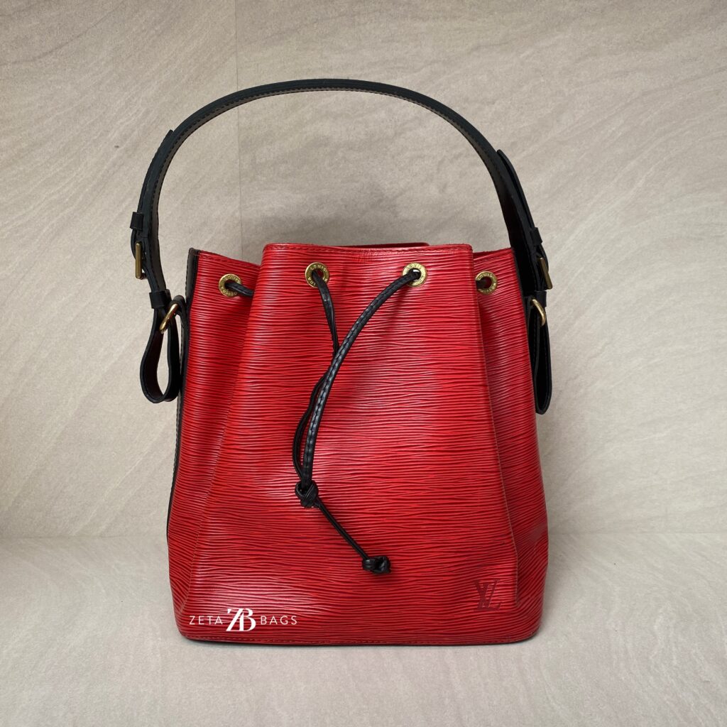 Louis Vuitton Petit Noe Epi Red Noir GHW
