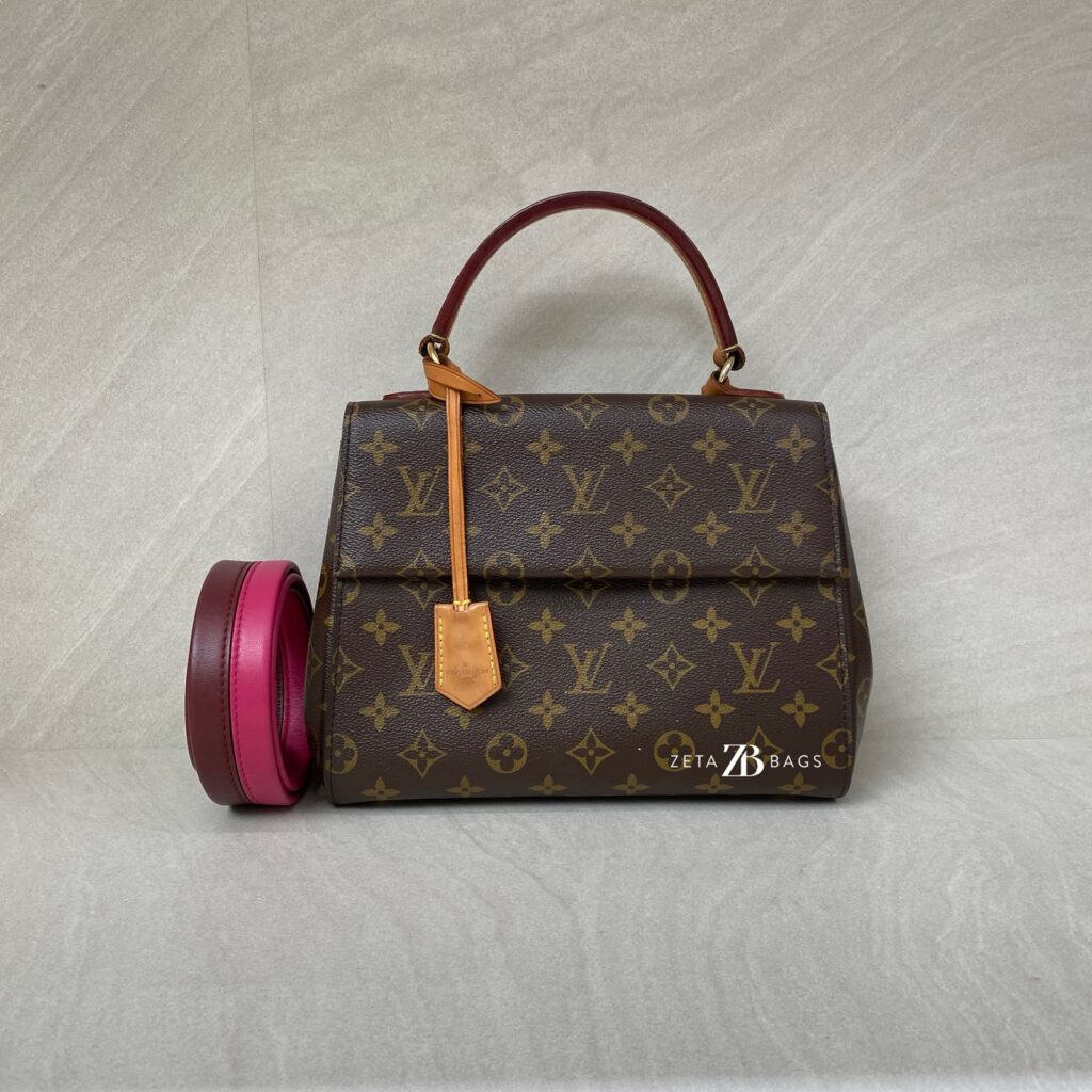 Louis Vuitton Cluny BB Monogram Bordeaux Fuschia GHW