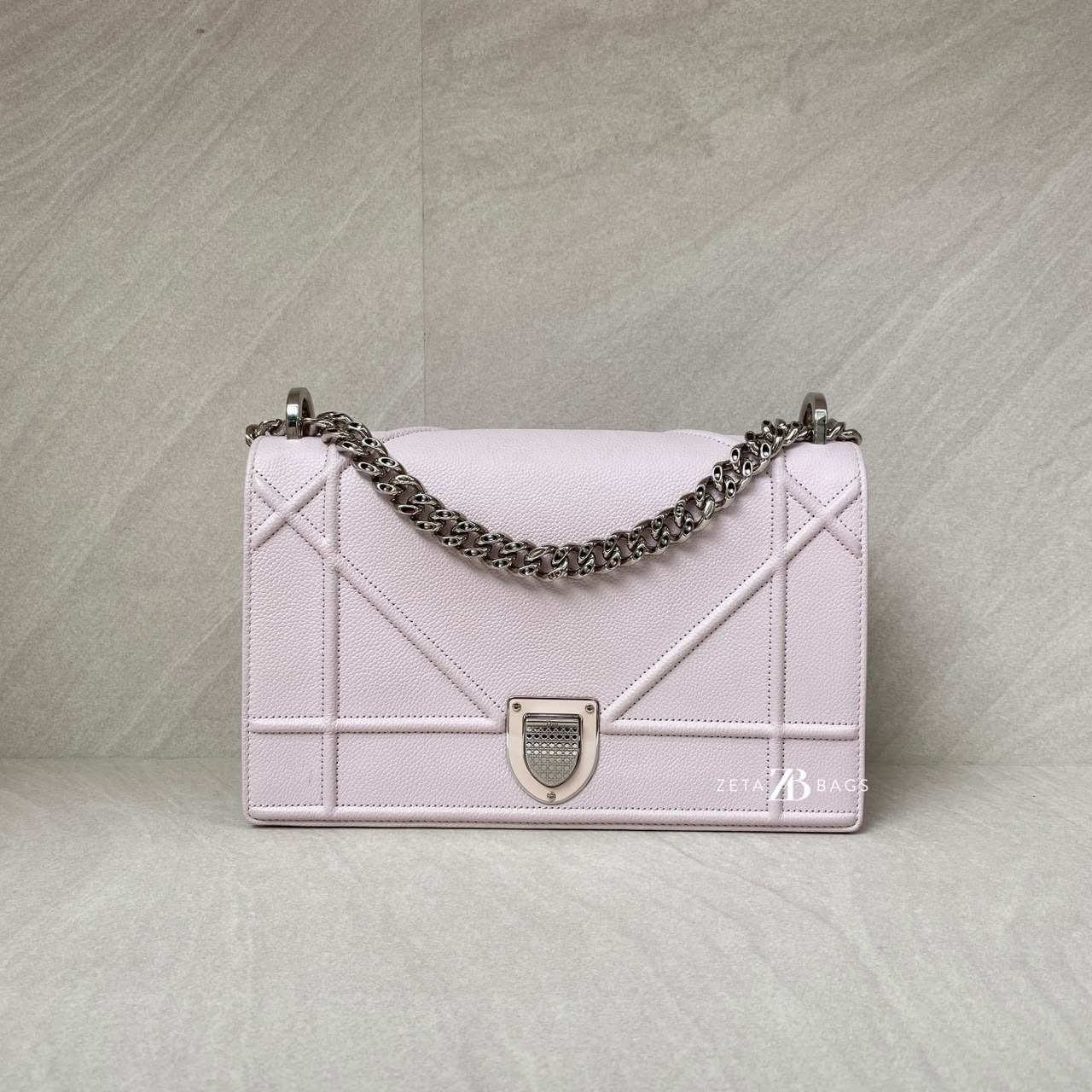 Dior Diorama Medium light Pink SHW