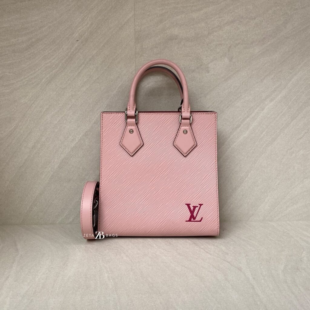 Louis Vuitton Sac Plate BB Epi Rose Ballerina SHW