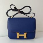 Hermes Constance 18 HSS BE/ rose texas epsom with pink stitching GHW