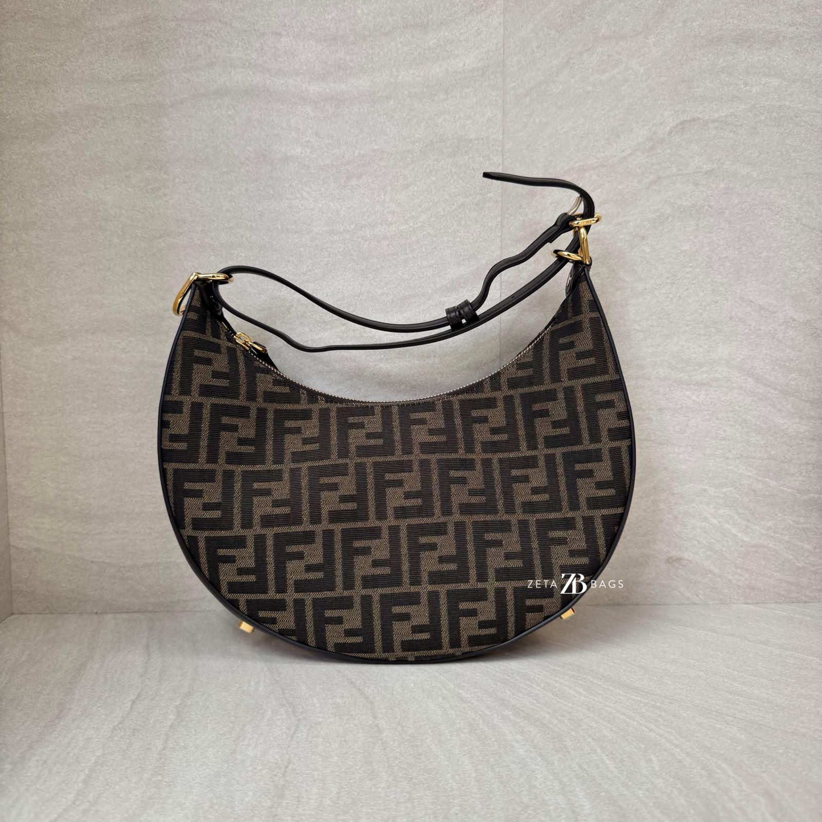 Fendi Fendigraphy Jacquard FF Tobacco Brown GHW