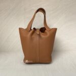 Hermes Picotin 22 Clemence Gold PHW