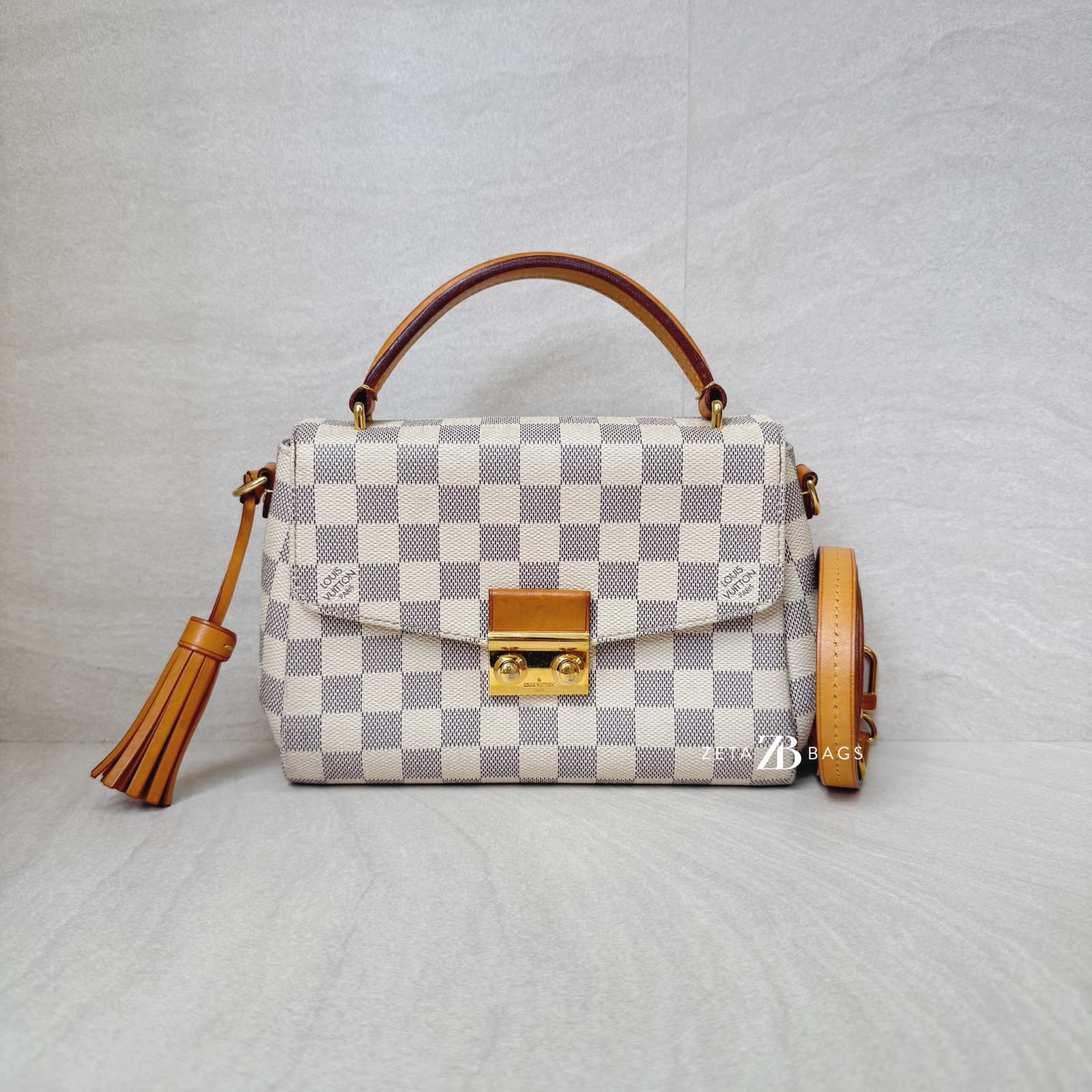 Louis Vuitton Croisette Damier Azur GHW