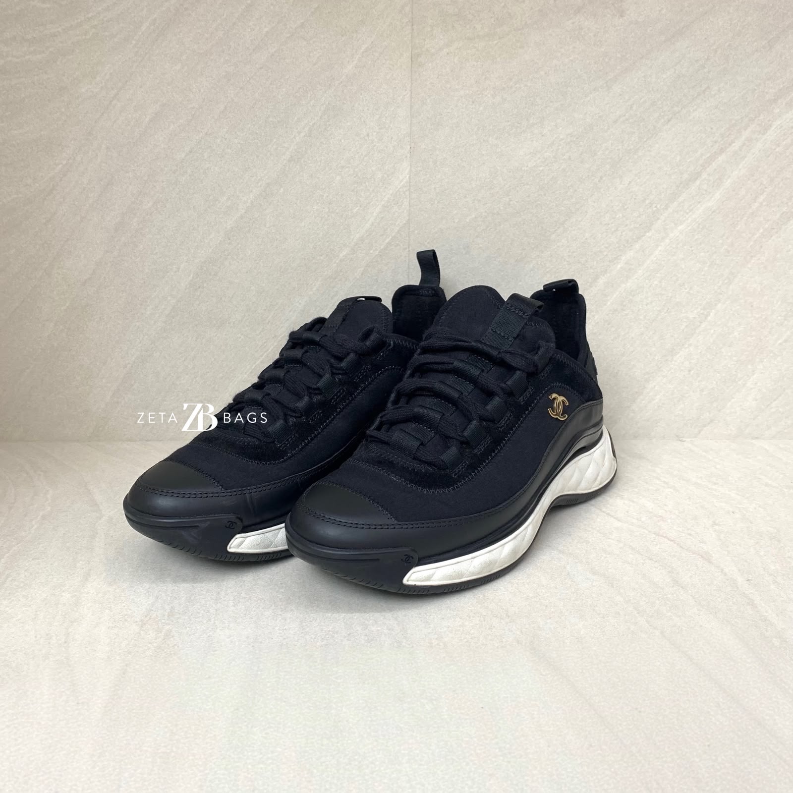 Chanel CC Sneakers Black