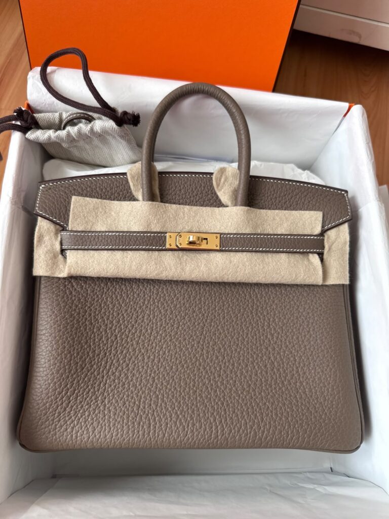 Hermes Birkin 25 Etoupe togo GHW