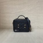 Chanel Vanity Case Top Handle Caviar Black GHW