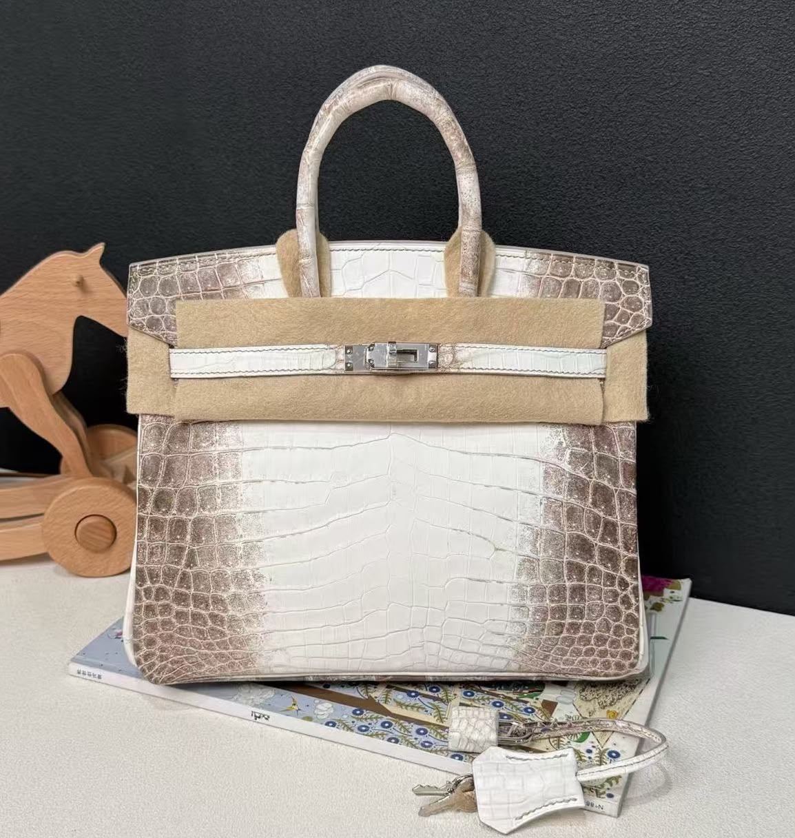 Hermes Birkin 25 Hima Blanc PHW