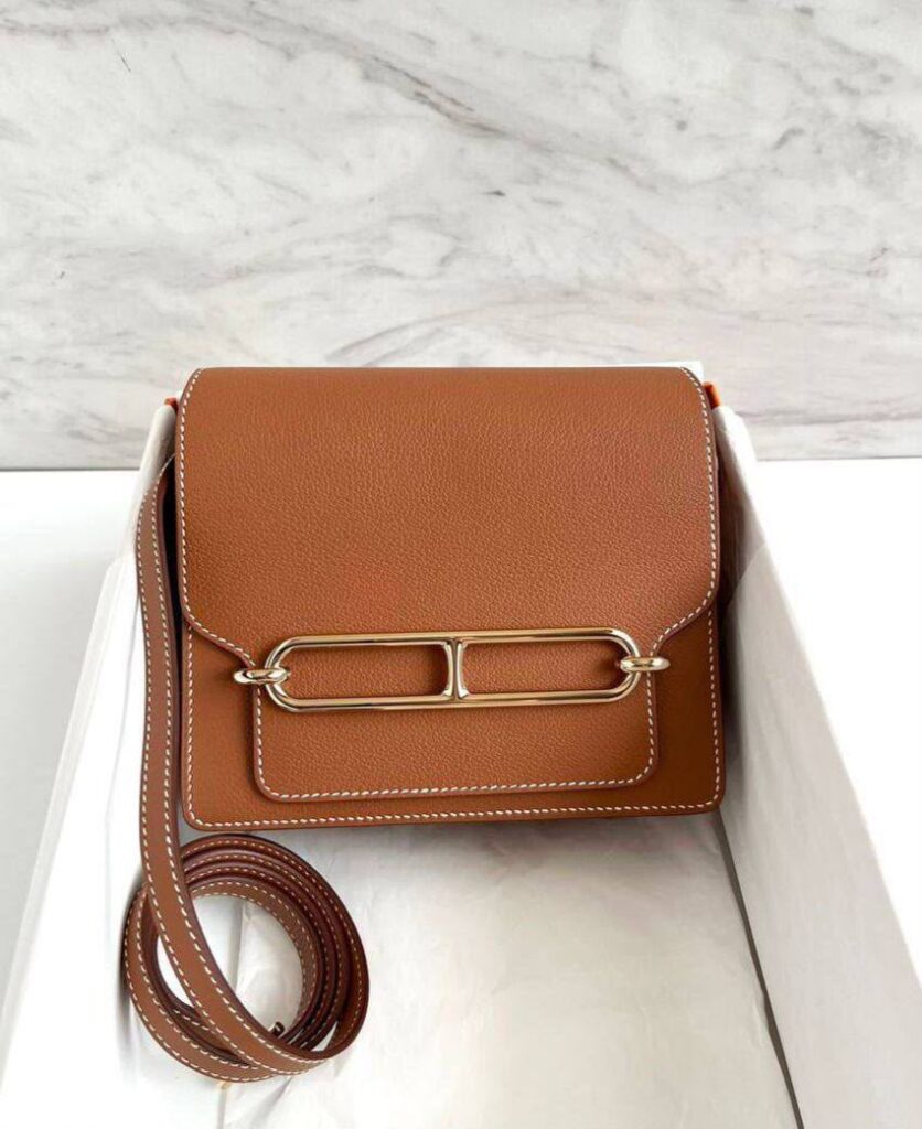 Hermes Mini Roulis Gold Evercolor PBHW