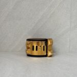 Hermes Collier De Chien Noir GHW