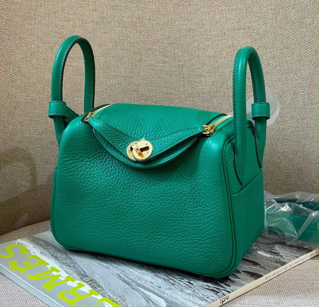 Hermes Mini Lindy II Vertigo Clemence GHW