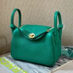 Hermes Mini Lindy II Vertigo Clemence GHW