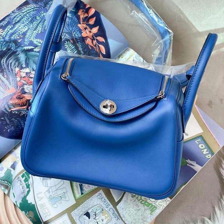 Mini Lindy Blue France Inside Saphire PHW