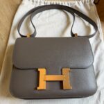 Hermes Constance 24 Epsom Etain RGHW