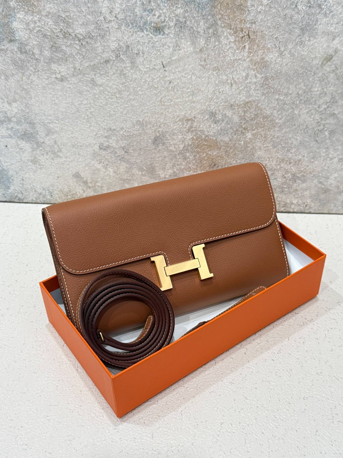 Hermes H CTG Gold Evercolor GHW