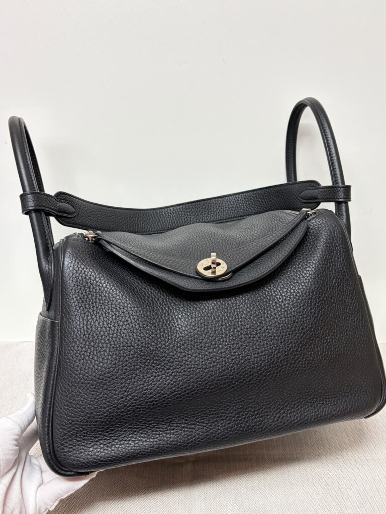 Hermès Lindy Black Clémence PHW