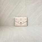 Louis Vuitton Victorine Wallet Monogram Empreinte Cream GHW