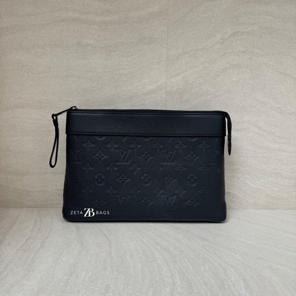 Louis Vuitton Pochette Voyage Souple Monogram Shadow Black
