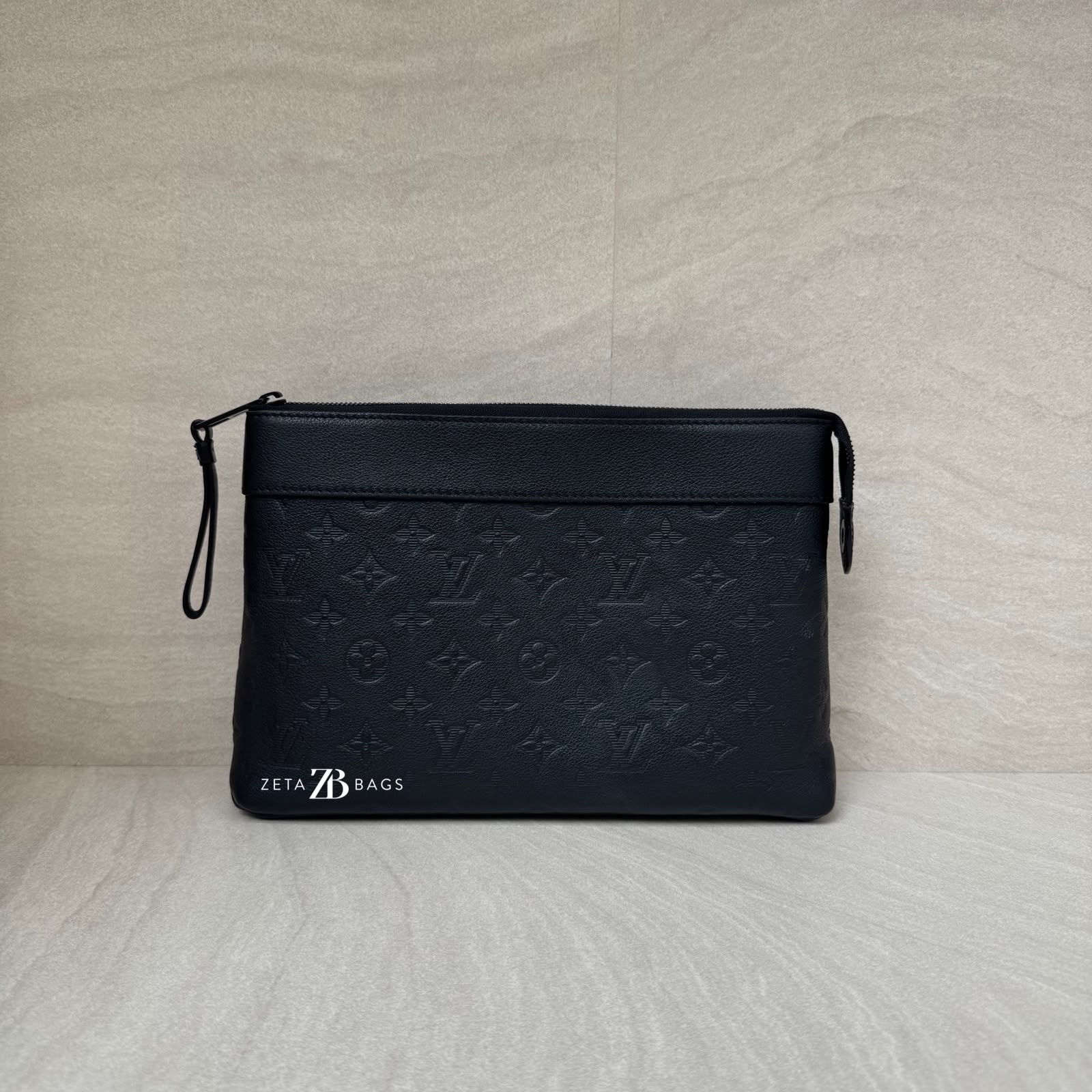 Louis Vuitton Pochette Voyage Souple Monogram Shadow Black