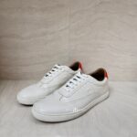 Hermes Sneaker Homme Quicker Blanc/Orange