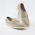 Dior Granville Loafer Suede Calfskin Grey