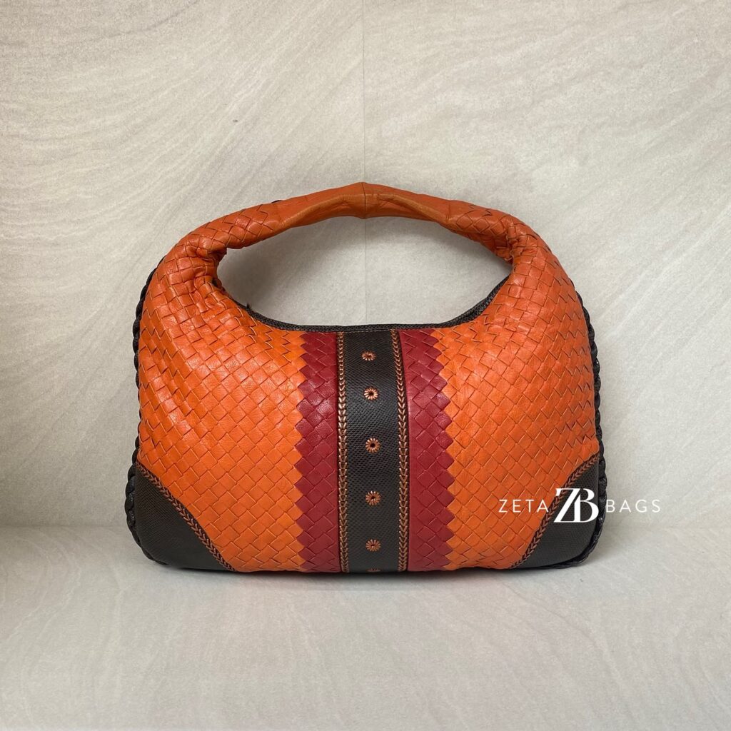 Bottega Veneta Hobo Bag Intrecciato Nappa Multicolour