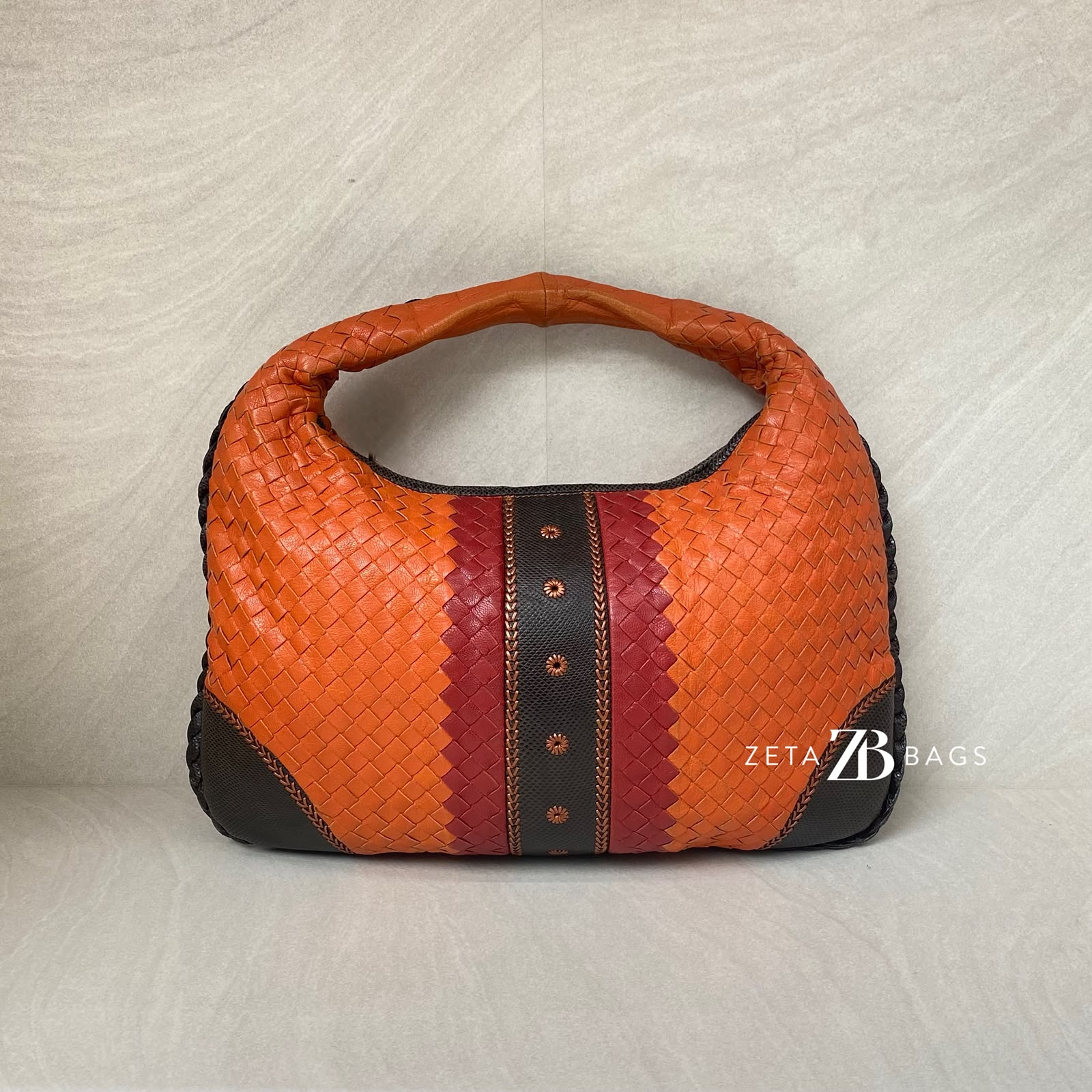 Bottega Veneta Hobo Bag Intrecciato Nappa Multicolour