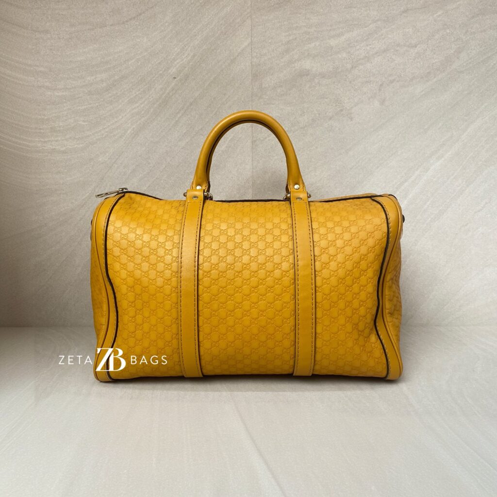 Gucci Boston Microguccisima Mustard  GHW