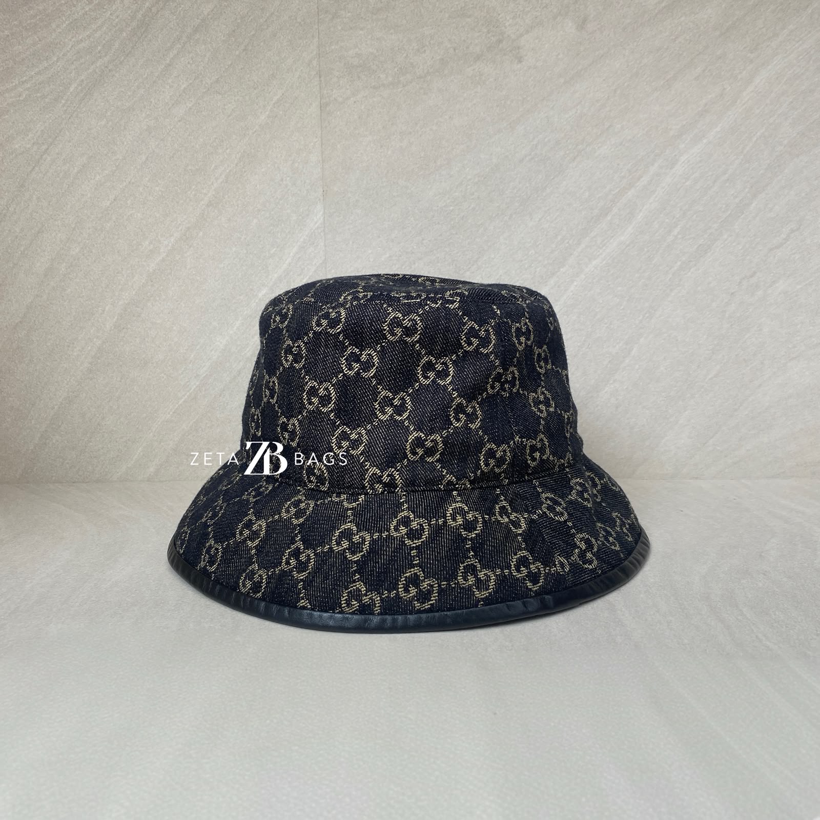 Gucci Oscar Bucket Hat GG Monogram Black