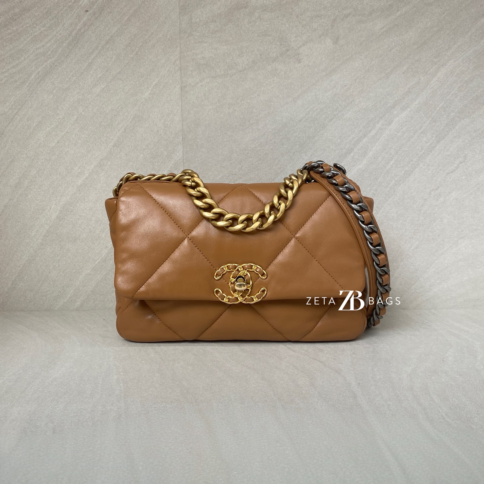 Chanel C19 Small Brown