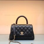 Chanel Coco Handle Small Black Caviar GHW