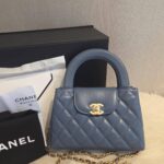 Chanel Mini Kelly Blue GHW