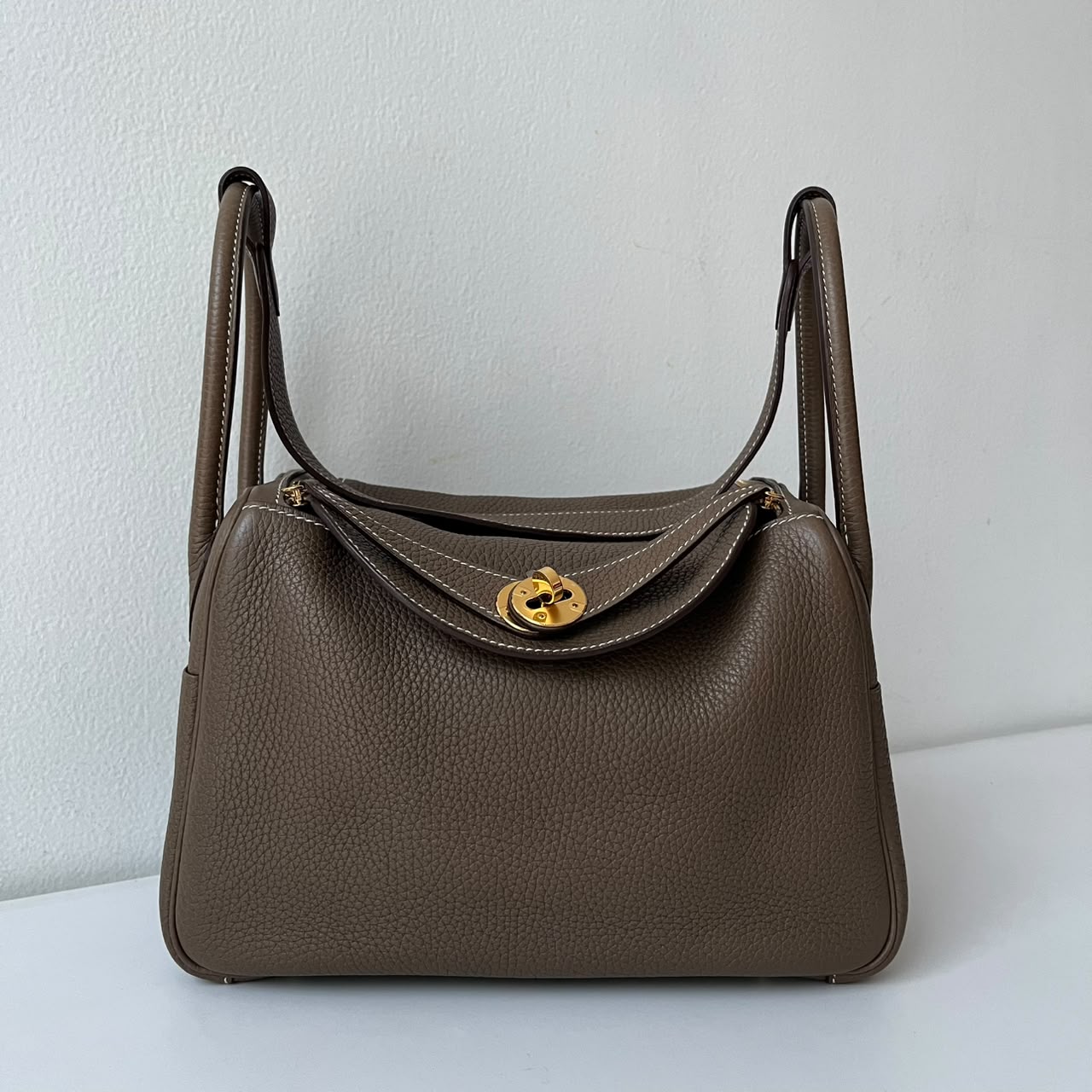 Hermes Lindy 26 Etoupe Clemence GHW