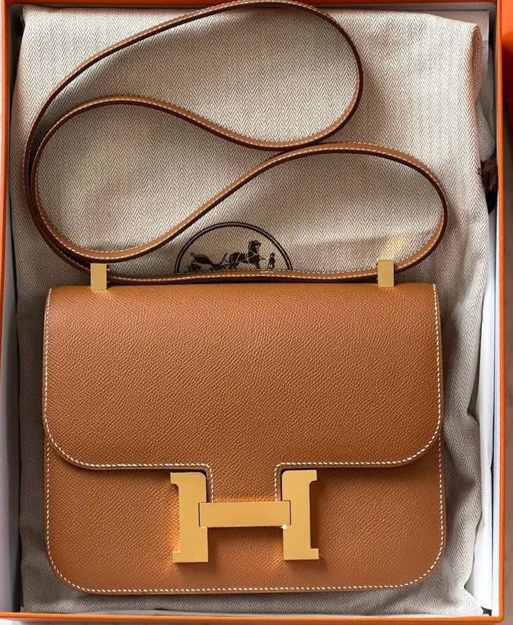 Hermes Constance 24 Epsom Gold on GHW