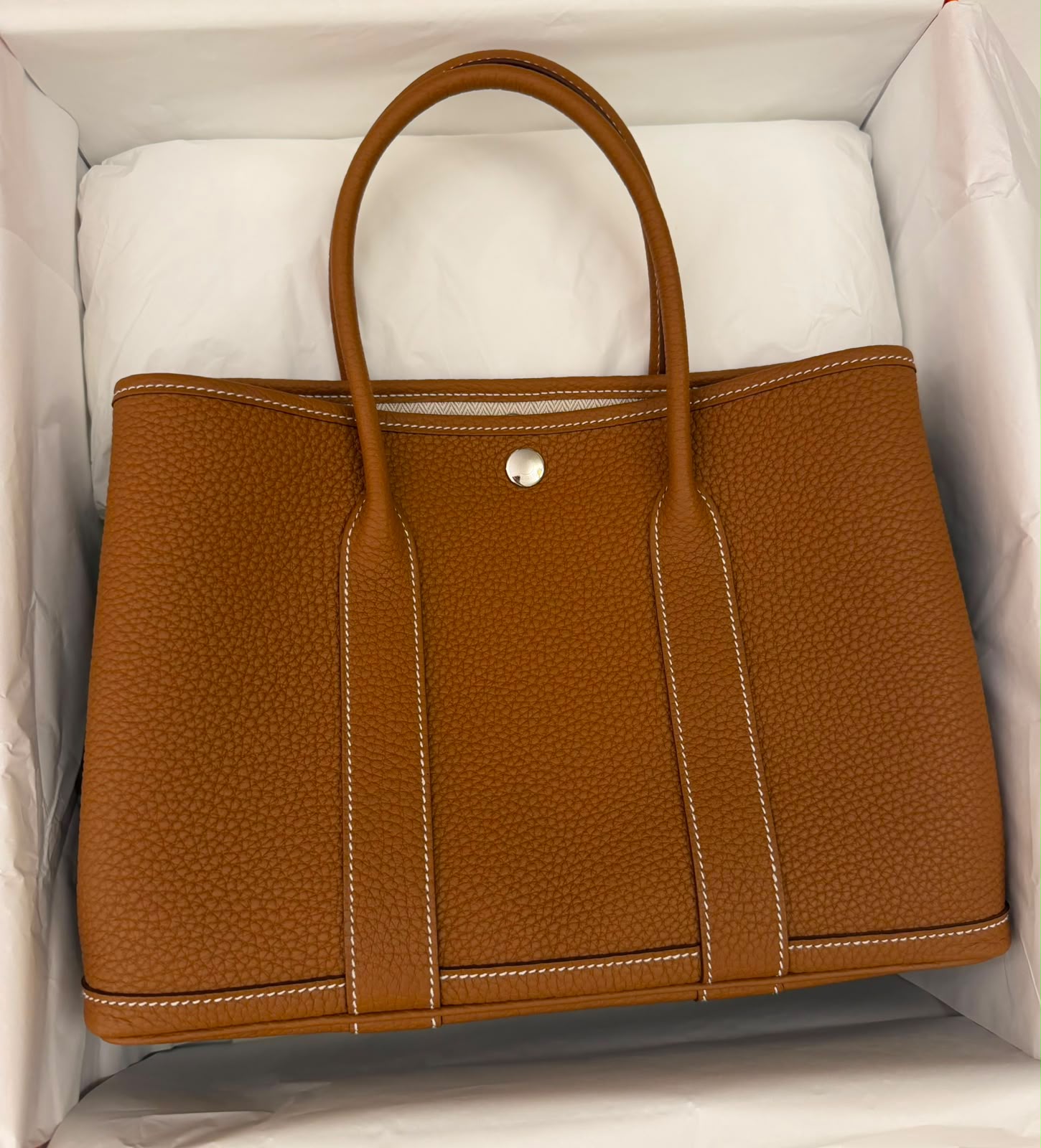 Hermes Garden Party 30 Gold Negonda