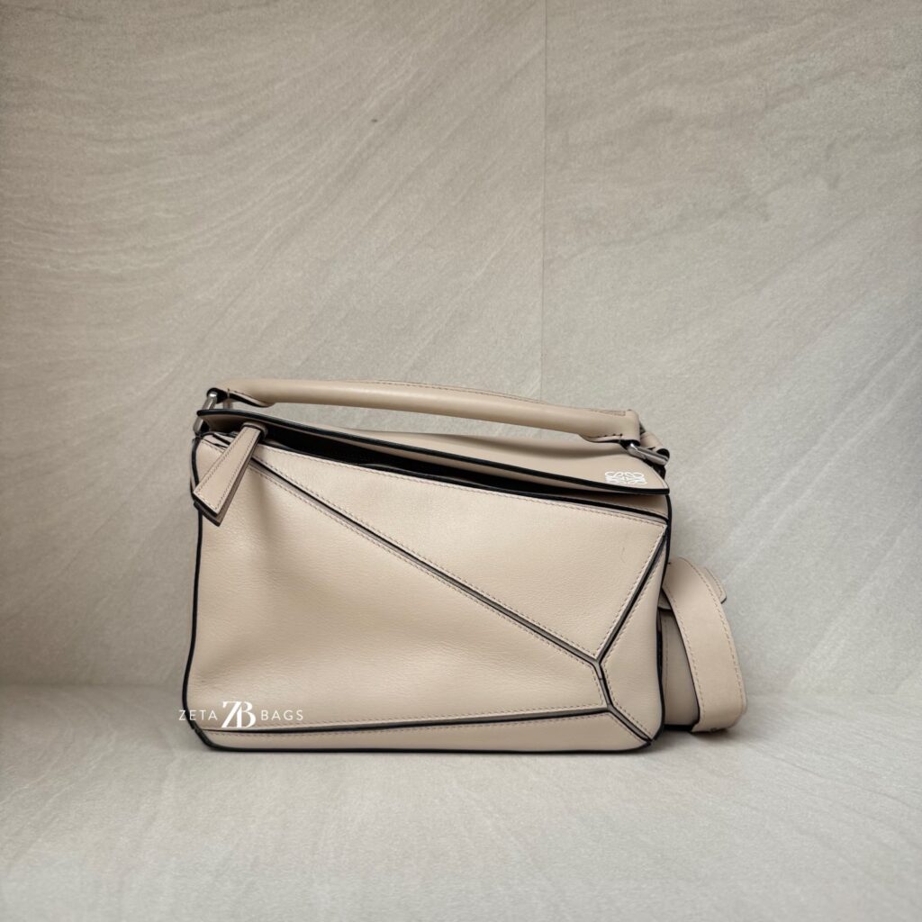Loewe Puzzle Small Sand Beige SHW