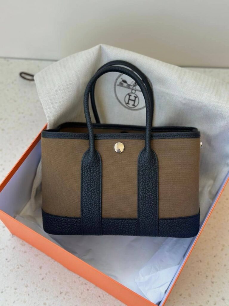 Hermes Mini Garden Party Vert Olive / Noir Black Negonda