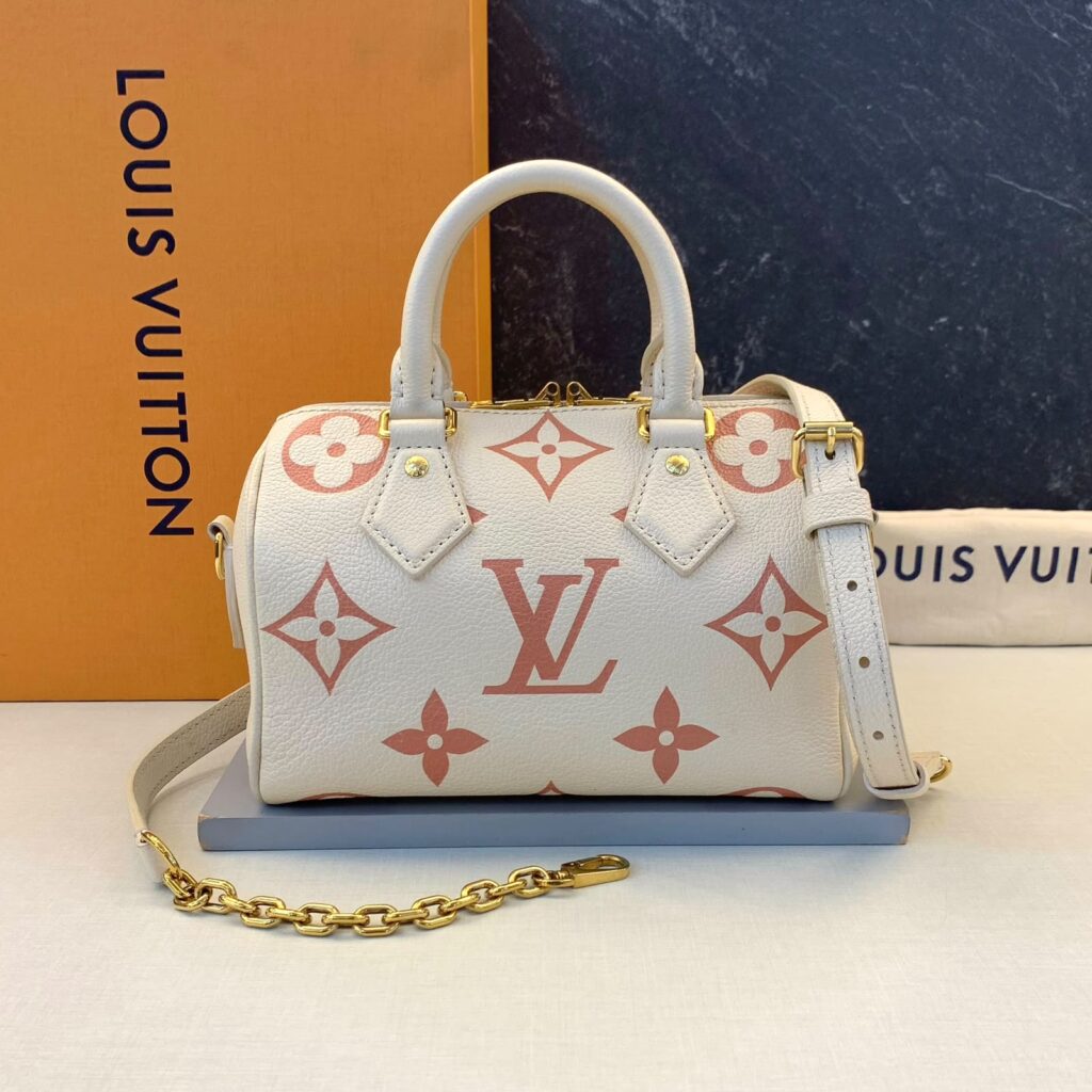 Louis Vuitton Speedy Bandou 20 Empreinte Bicolor GHW