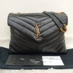 Saint Laurent LouLou Medium Lambskin Black GHW