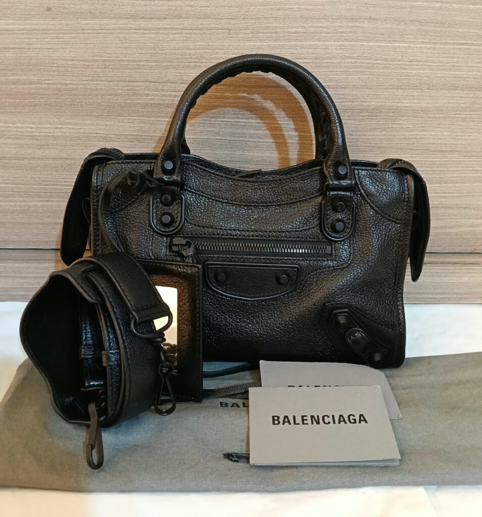Balenciaga Mini City Edge All Black