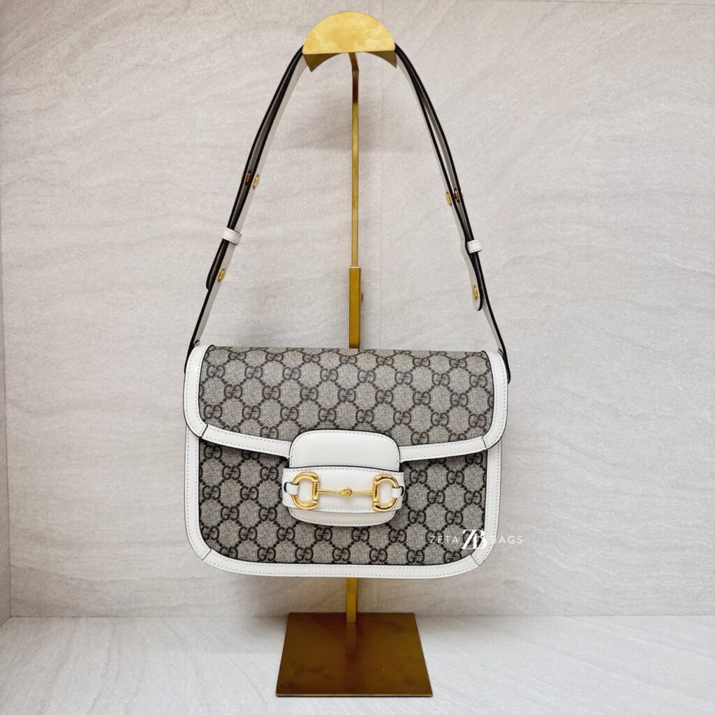 Gucci Horsebit GG Supreme White GHW