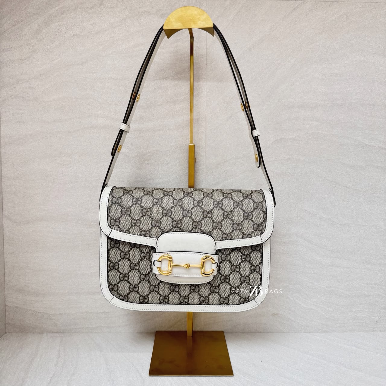Gucci Horsebit GG Supreme White GHW