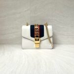Gucci Mini Sylvie White GHW