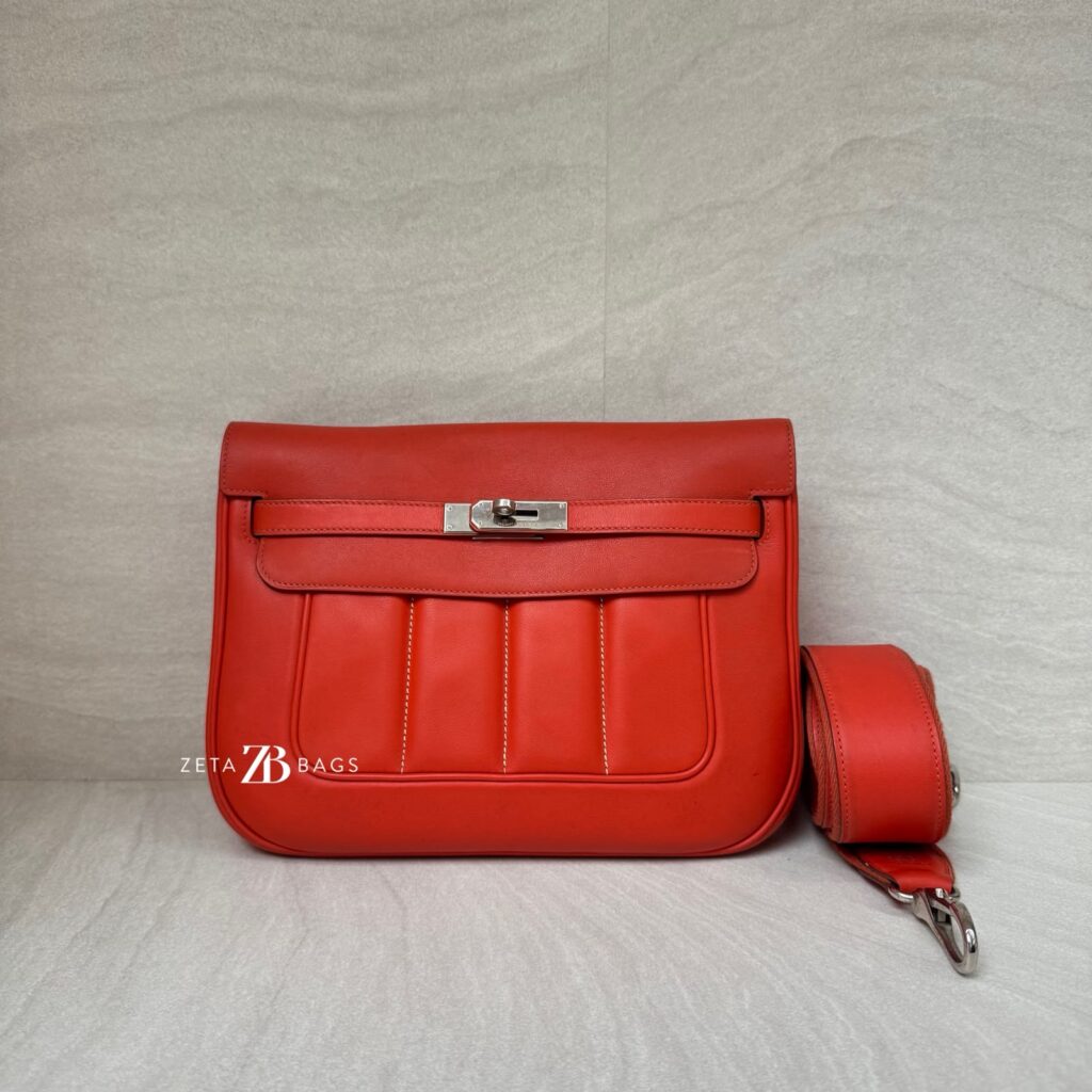 Hermes Berline Rouge Vif PHW