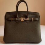 Hermès Birkin 25 Vert Loden Togo PHW