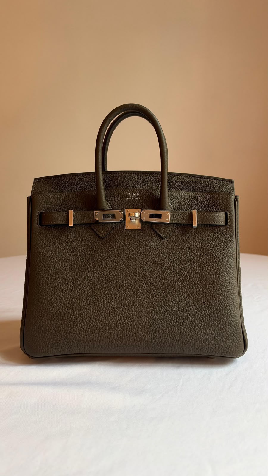 Hermès Birkin 25 Vert Loden Togo PHW