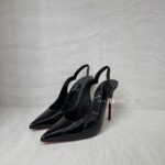 Christian Louboutin Hot Chick Sling 100 Vernis Black