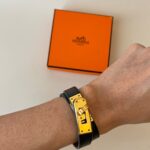 Hermes Kelly Black Bracelet Size Small